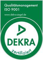 dekra zertifiziert Qualitätsmanagement ISO 9001